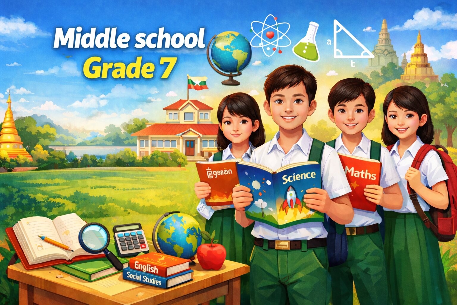 Grade 7 (Middle School) - LESC Education Program Thailand